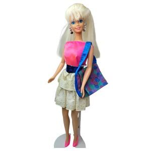 1996 Vintage Angel Princess Barbie Reimagined With Shoulder Bag
